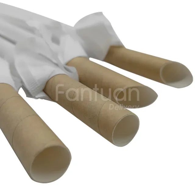 8" Kraft Paper Straw 6mm Indiv. Wrap 2000pcs/case