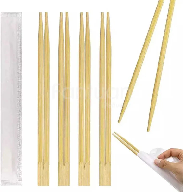 Paper Wrapped 21cm Bamboo Chopstick 2000/cs