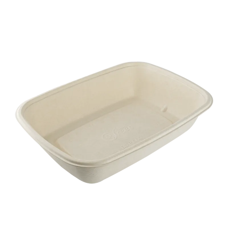 32oz Sugarcane 6x9x2" Rectangle (fit Cr7510 Lid) 300 /cs