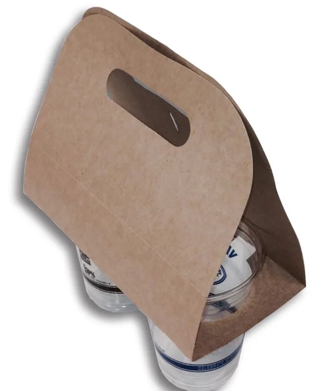 1700351 Kraft Paper 2 Cup Carrier 400pcs/case