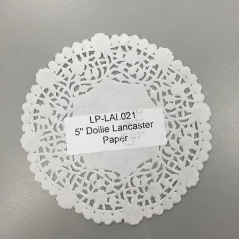 Doilie 5" Lancaster Paper Lapaco 1000/case