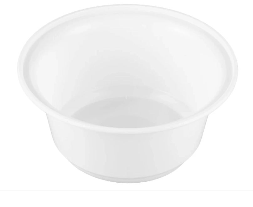 LBK 1000ml (32oz) 白色塑胶碗 配LBK178盖 300/cs -LBK1010