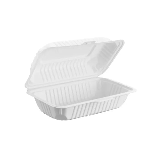 【price】white Pp 9*6*2.8" Lunch Box with Lid No Talc -cs905