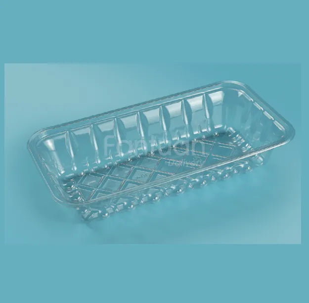 【Thickened】10K PET ClearFresh Tray 250/CS -10KCLEAR
