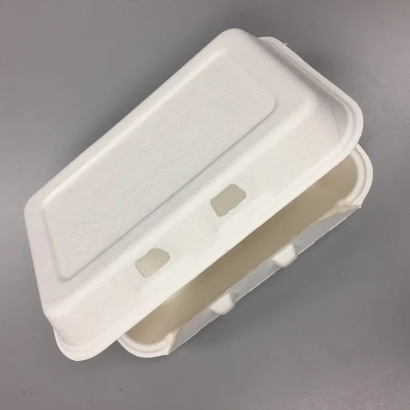 Bio Hinged Sugarcane Smart Lock Box 8.5x5.5x3" 200/cs