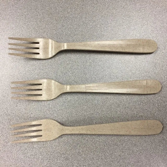 7" 17cm Bio Compostable Heavy Duty Fork 1000/cs