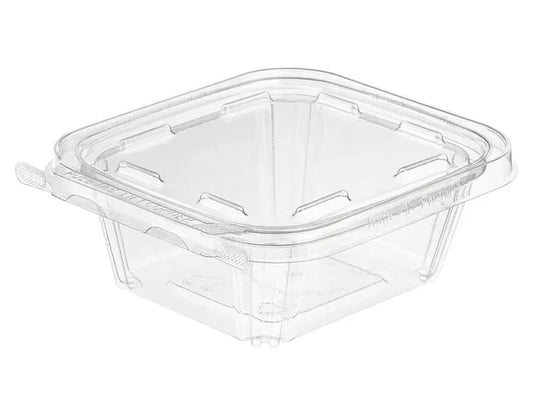 8oz Anti-fog Clear Hinged Tamper Evident Container 200/cs