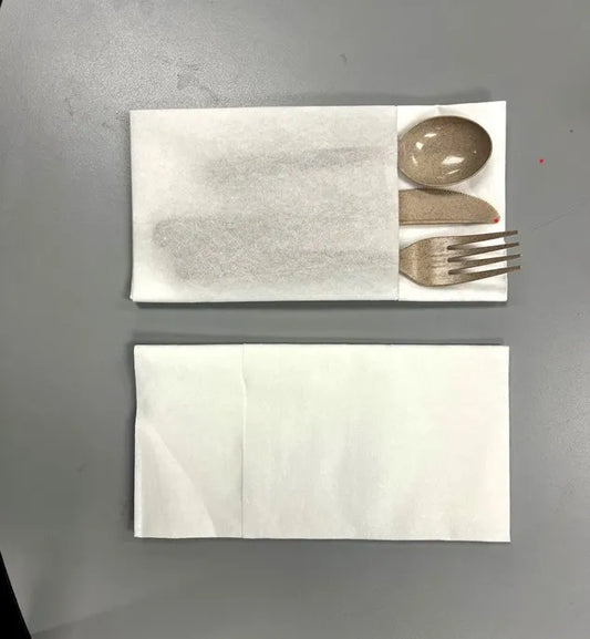 【high End】airlaid Fabric White Napkin 1000pcs/cs