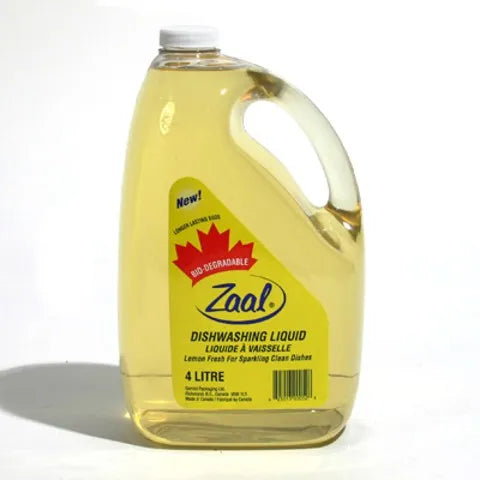 Detergent Lemon Fresh Dish Zaal 4l/bottle
