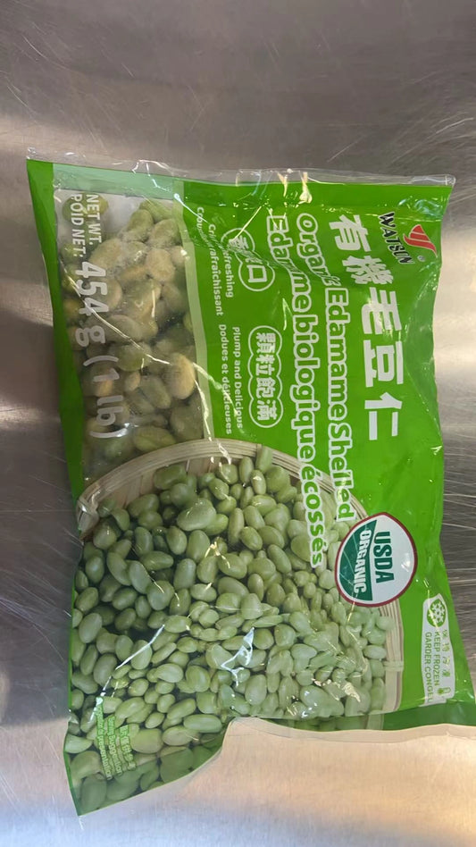 华生有机毛豆仁 454g*20 /case