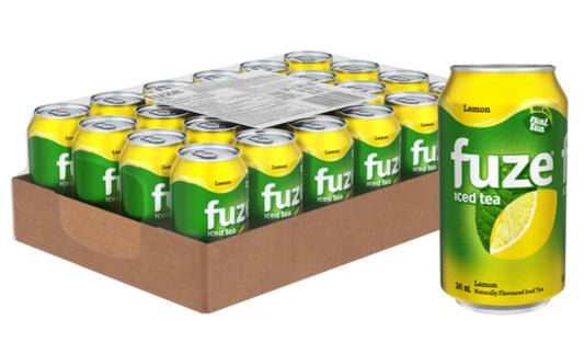 Fuze Iced Lemon Tea 24 Pack 24x341ml