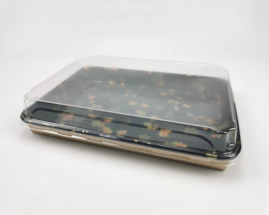 11 Paper Sushi Tray Maple Leaf Combo 256*182*55mm 200sets/cs