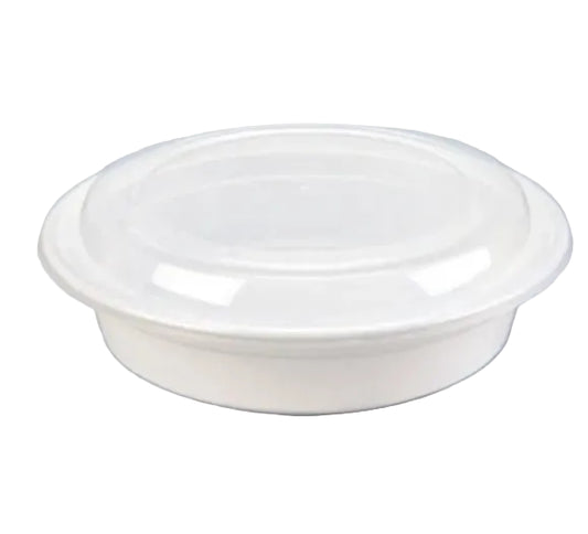 White plastic bowl