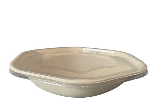 环保六边碗盖D203 Hexagonal Clear Lid Fit D202 400pc/cs