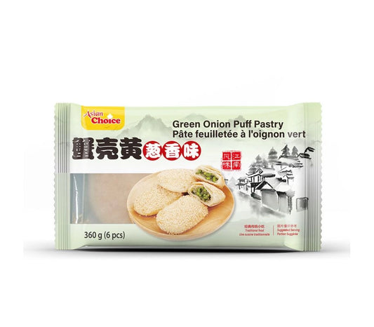 AC- Green Onion Puff Pastry 蟹壳黄葱香味 (6 pcs) 360g*30/case