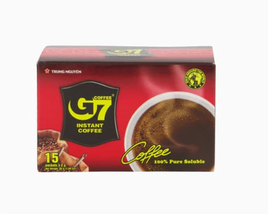 Trung Nguyen G7 Instant Coffee中原G7 - 速溶黑咖啡(2G X 15) X 24