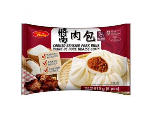 AC Cooked Braised Pork Buns亚洲优选酱肉包 510g*12/case